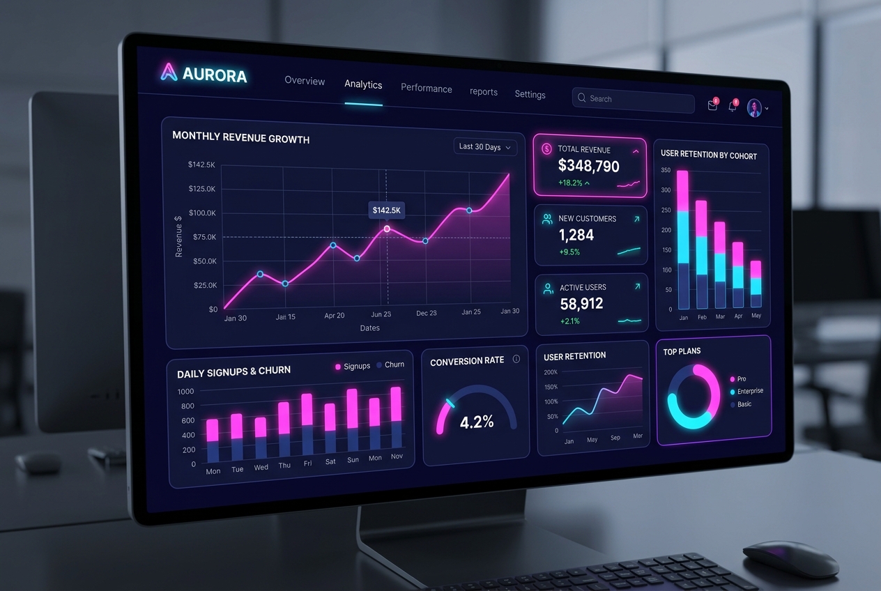 SaaS Business Management Dashboard